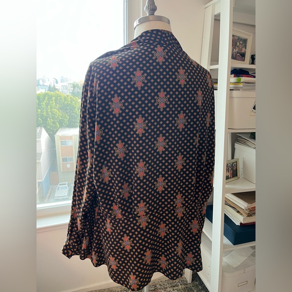 Vintage soft wrap blouse - Picture 4 of 7